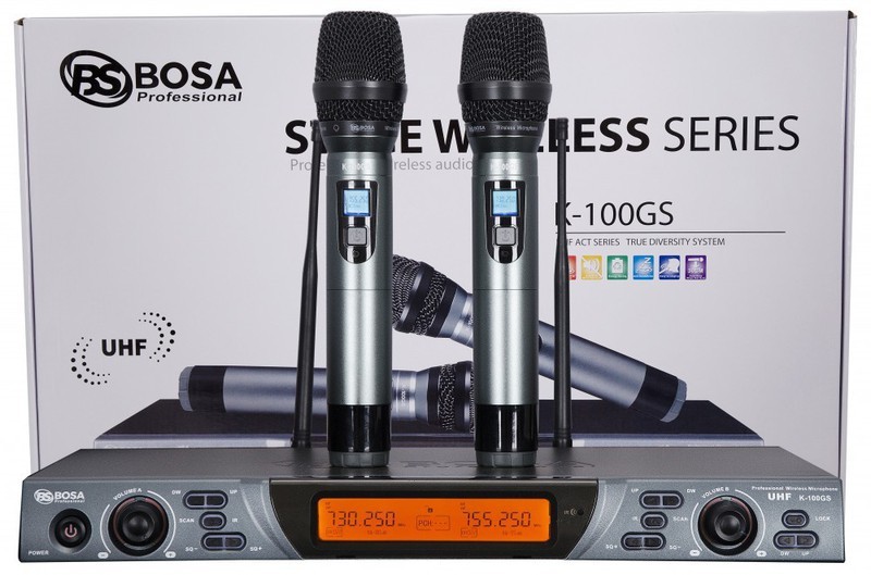 Micro Karaoke không dây Chuyên Nghiệp Bosa K100-GS