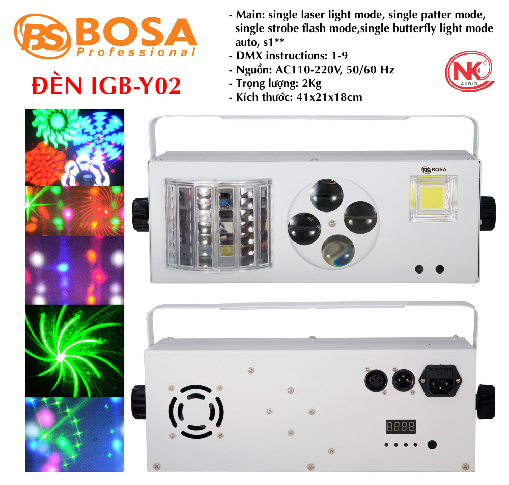 ĐÈN LAZER LED Y02 RGB