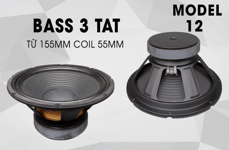Bass Loa 3 Tấc Model 12