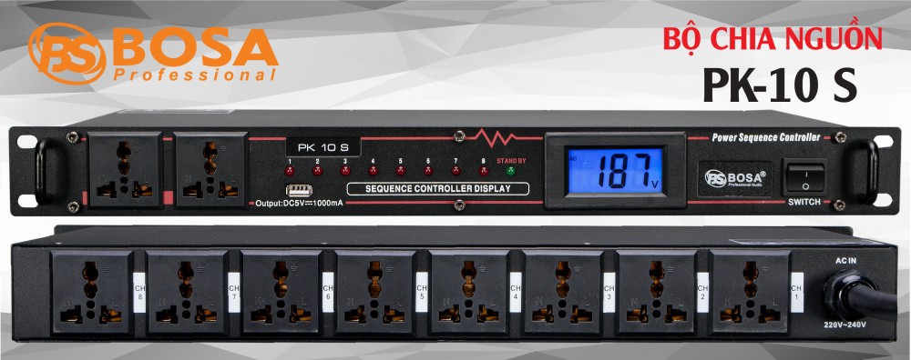 CHIA NGUỒN ĐIỆN BOSA PK10S