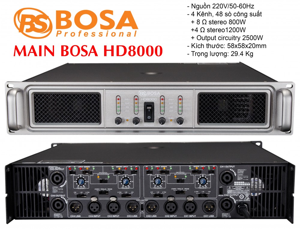 MAIN BOSA HD8000