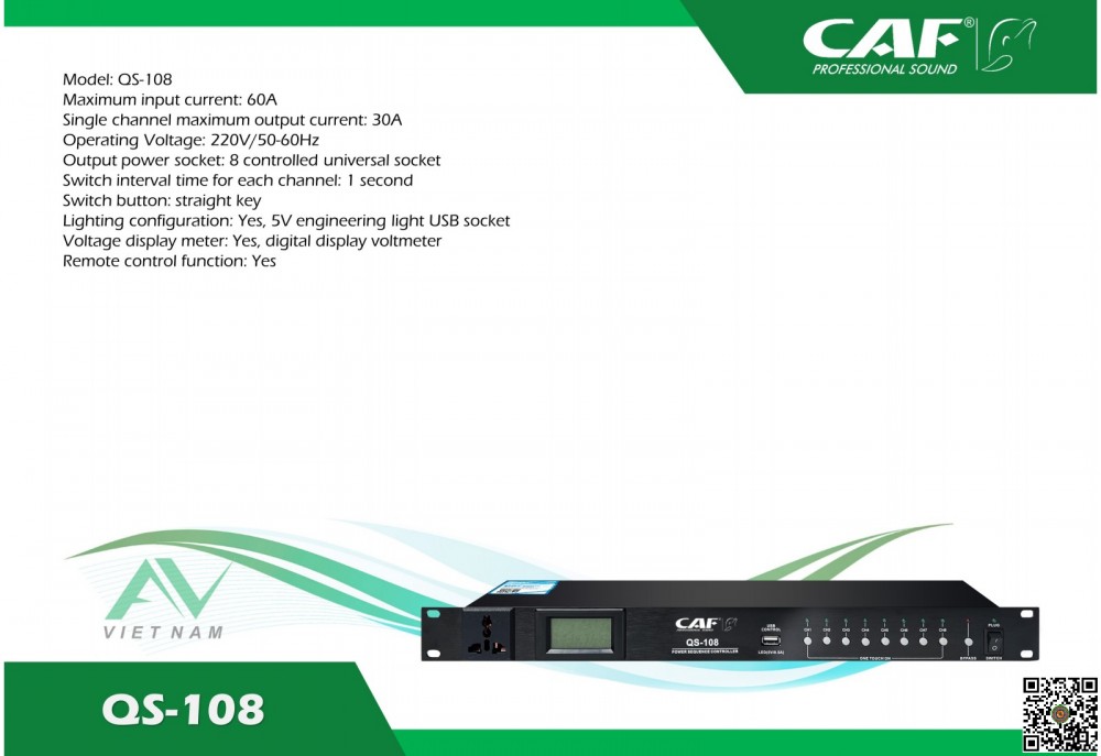 Quản Lý Nguồn CAF QS-108
