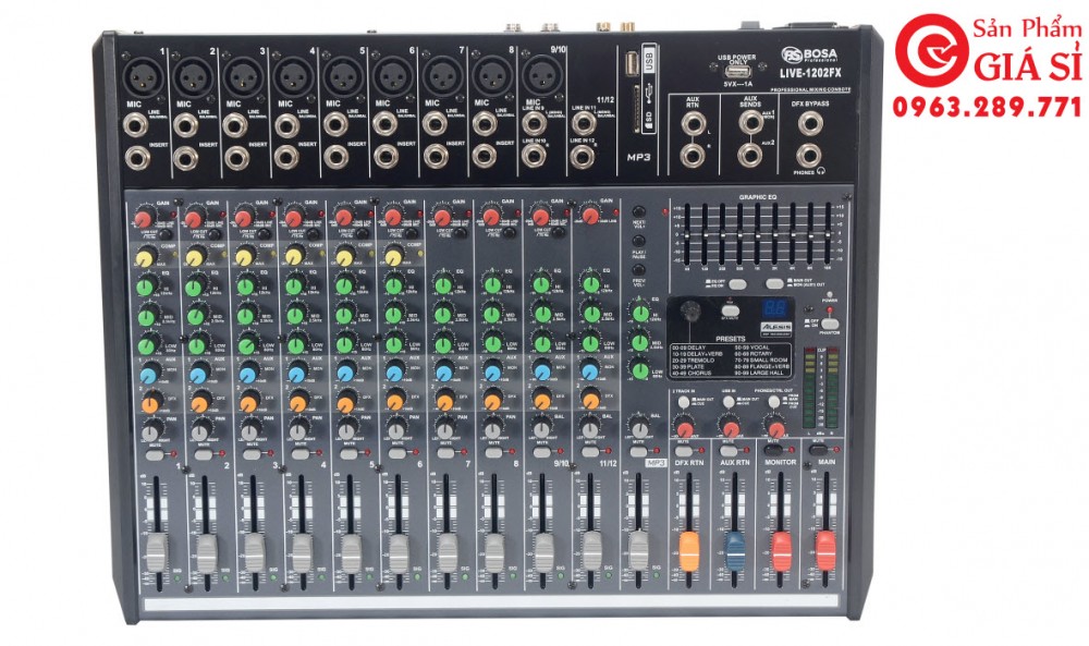 Mixer bosa 1202FX