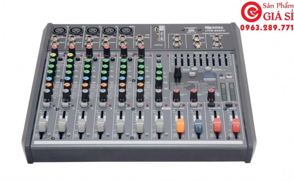 Mixer Bosa 802 FX