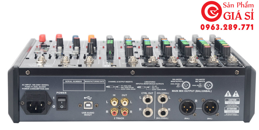 Mixer Bosa 802 FX