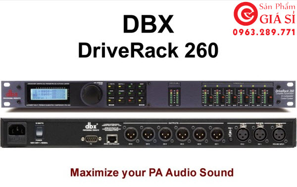 Driver rack PA 260 DBX