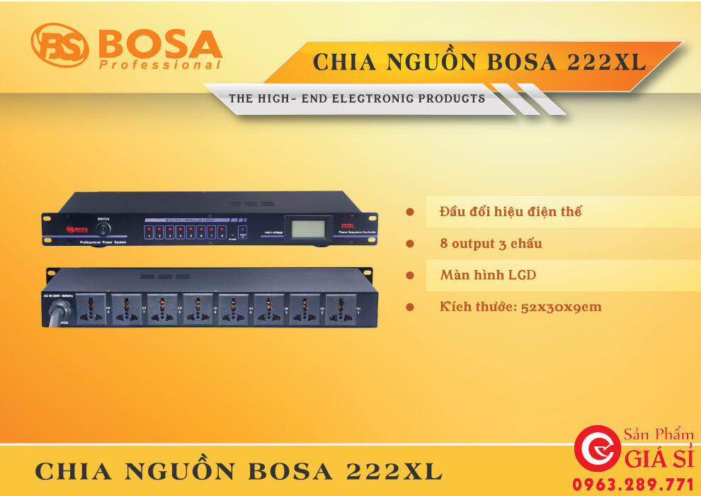 Chia Nguồn Điện Bosa 208