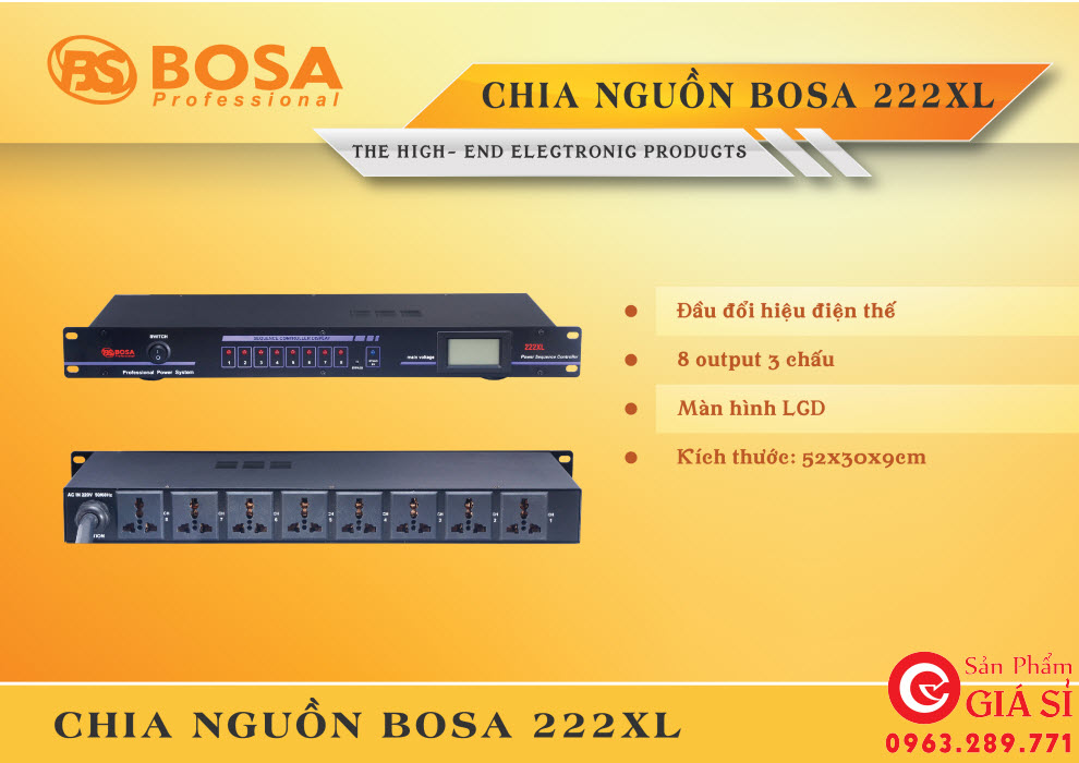 Chia Nguồn Điện Bosa 208