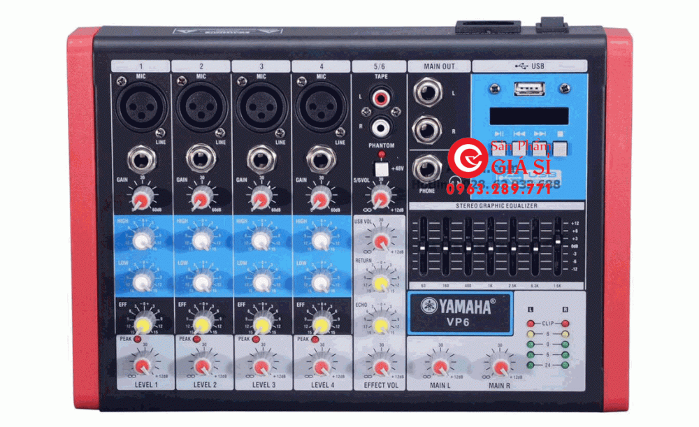 Mixer Yamaha VP6 -4Line