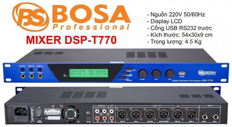 VANG SỐ BOSA DSP T770