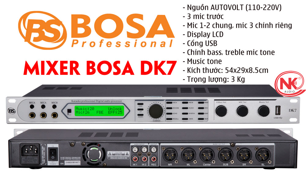 VANG SỐ BOSA DK7 VIP