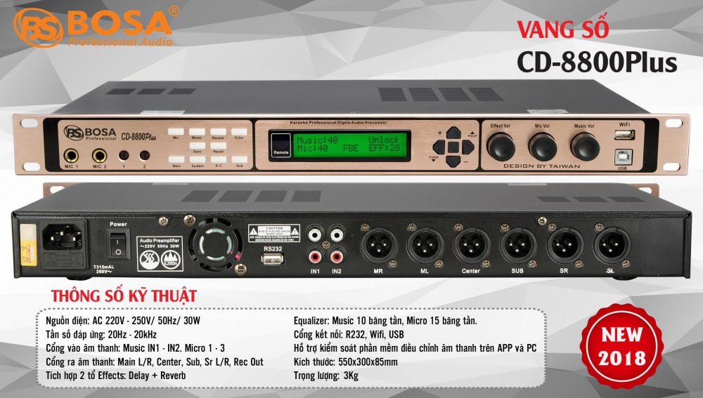 VANG SỐ BOSA CD8800 PLUS