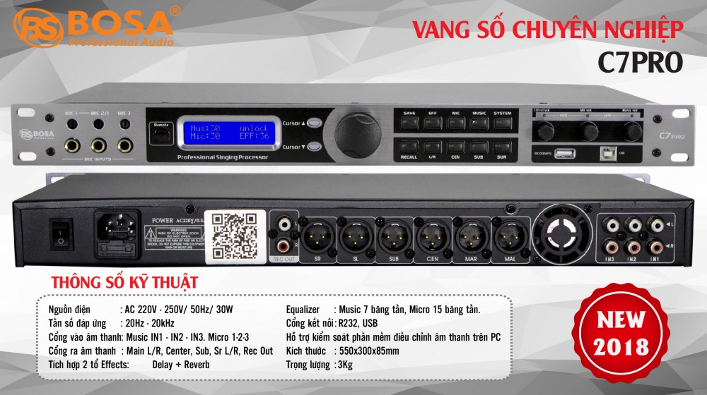 VANG SỐ BOSA C7 PRO