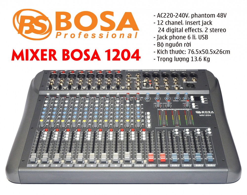 MIXER KARAOKE BOSA 1204