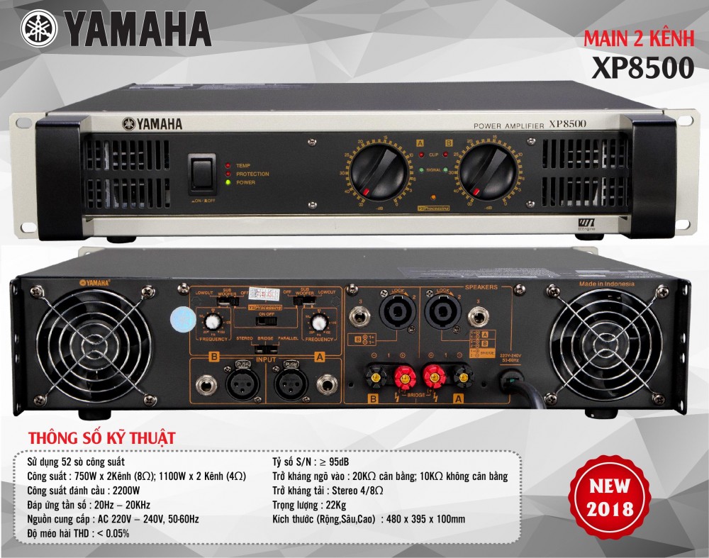 MAIN CÔNG SUẤT YAMAHA XP8500 52 SÒ