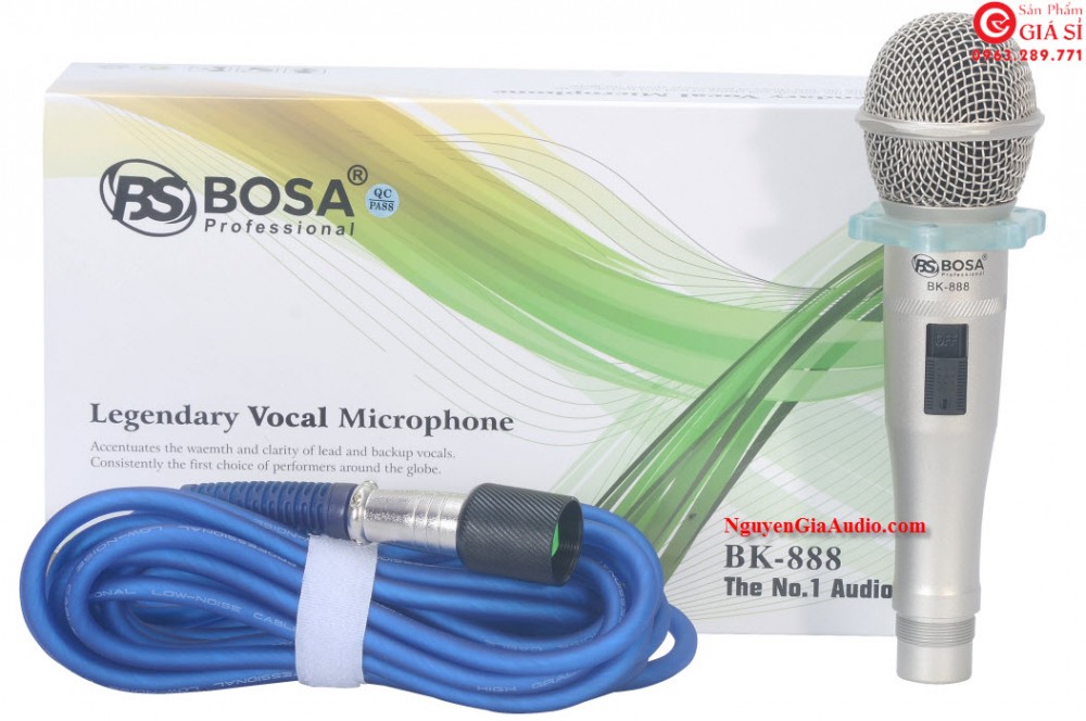 MICRO KARAOKE CÓ DÂY BOSA BK888