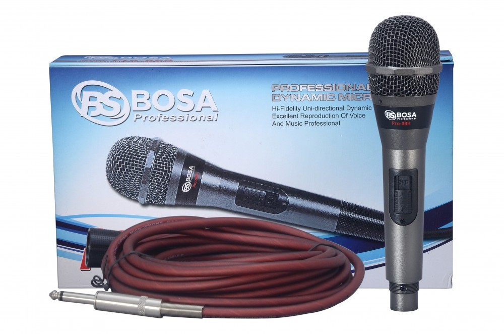 MICRO KARAOKE CÓ DÂY BOSA PRO 999