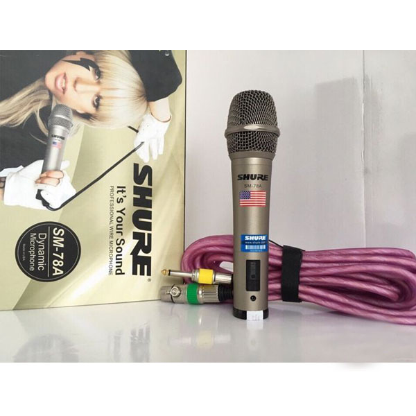 MICRO KARAOKE CÓ DÂY SHURE SM 78A