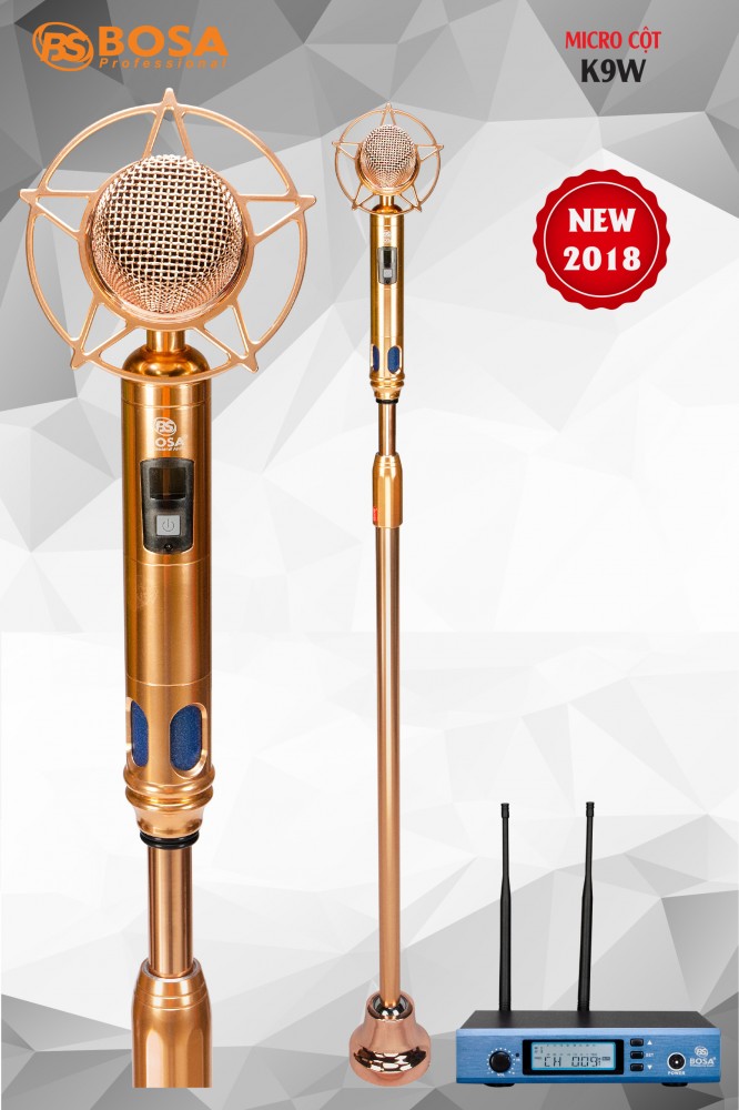 MICRO KARAOKE ĐỨNG BOSA K9W CHÍNH HÃNG