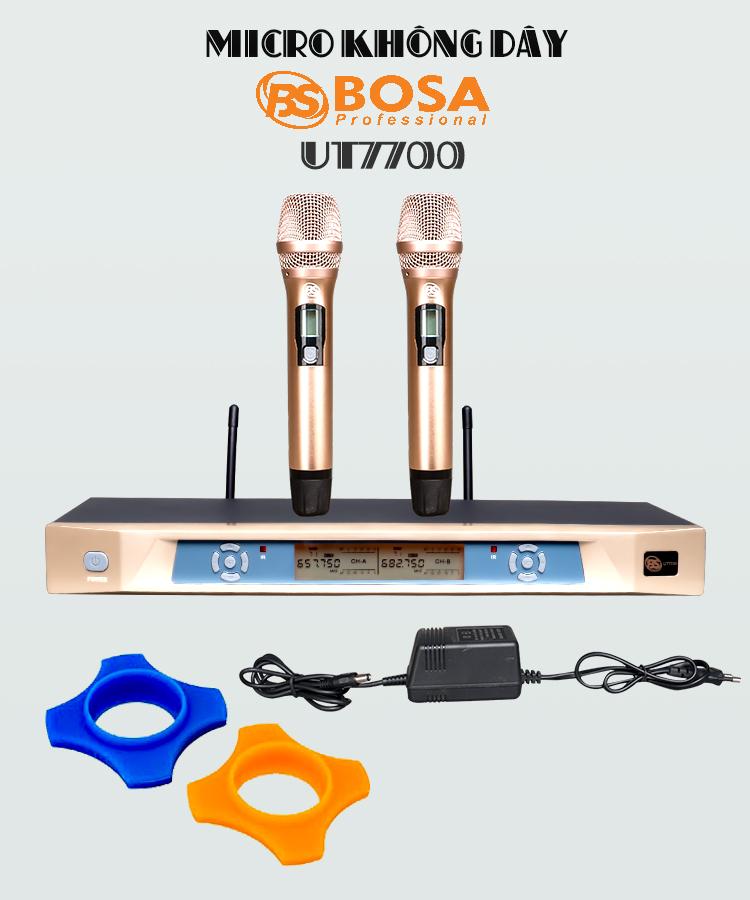 MICRO KARAOKE KHÔNG DÂY BOSA UT-7700