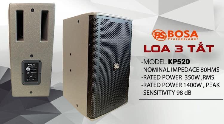 LOA 3 TẤC BOSA KP520