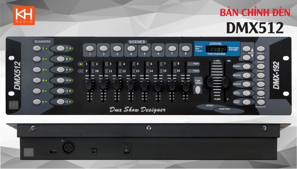 BÀN MIXER CHỈNH ĐÈN DMX-512