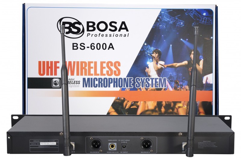 MICRO KARAOKE KHÔNG DÂY BOSA BS-600A - TẶNG KÈM PIN SẠC