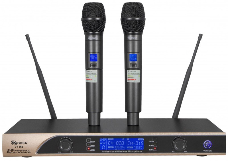 Micro Karaoke Không Dây Bosa CT 666 - Tặng Kèm Pin Sạc