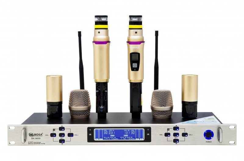 MICRO KARAOKE KHÔNG DÂY BOSA BK9600 - TẶNG KÈM PIN SẠC