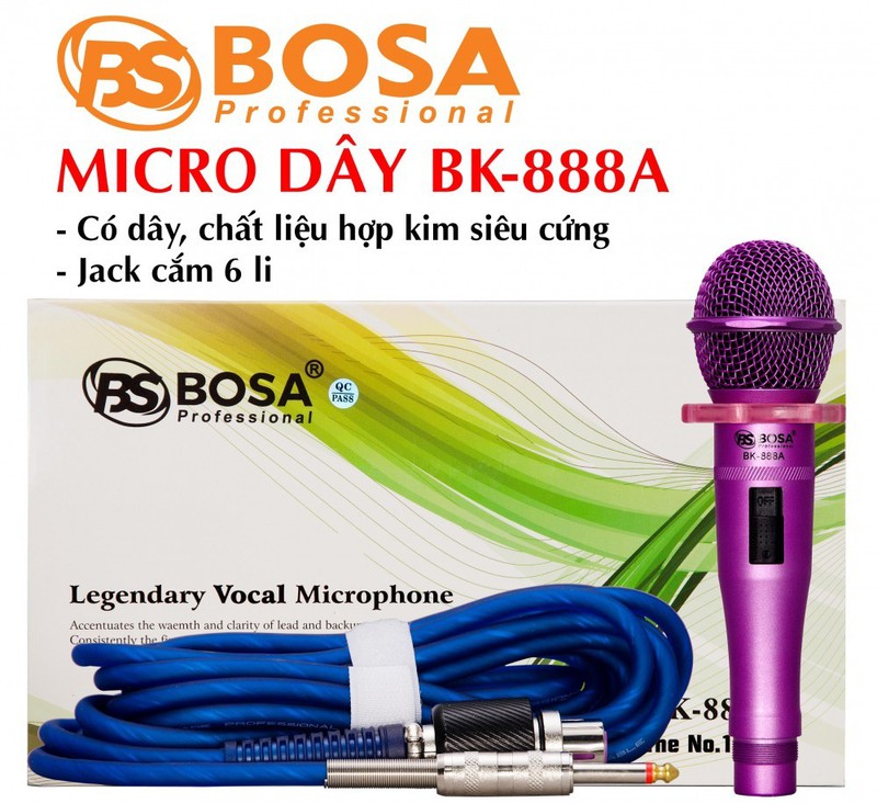 MICRO KARAOKE BOSA BK-888A Chính hãng