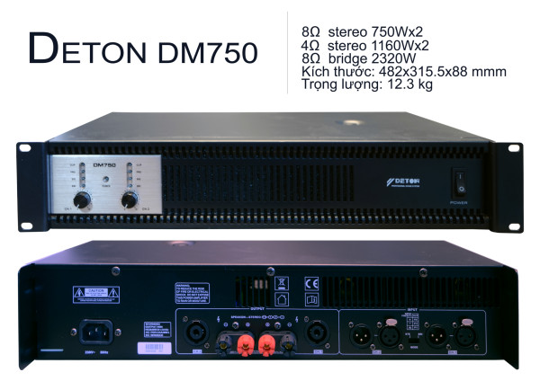  Main Công Suất DETON DM750