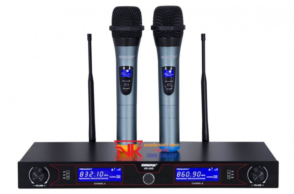 MICRO KARAOKE KHÔNG DÂY SHURE UR29D