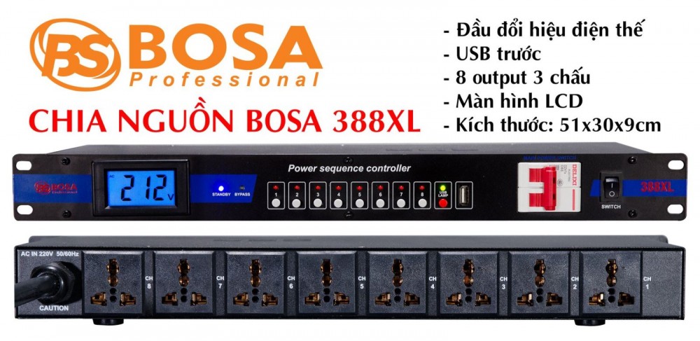 Chia Nguồn Bosa 388XL