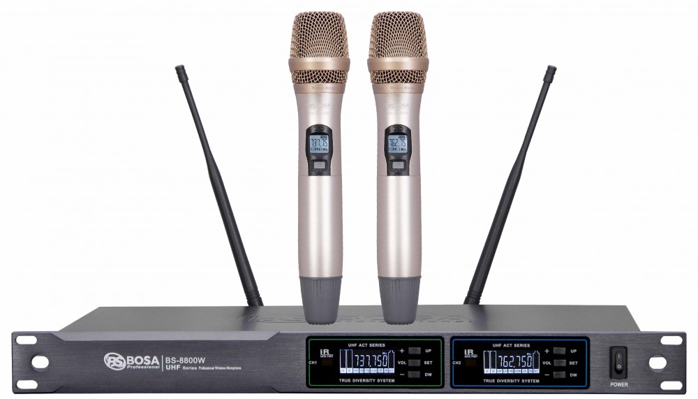 Micro Karaoke Không Dây Bosa BS-8800W VÀNG