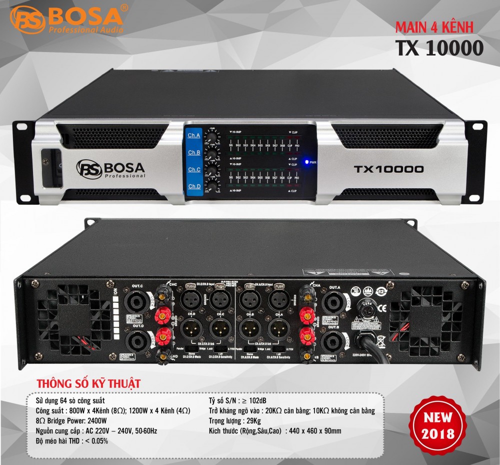 MAIN BOSA TX10000