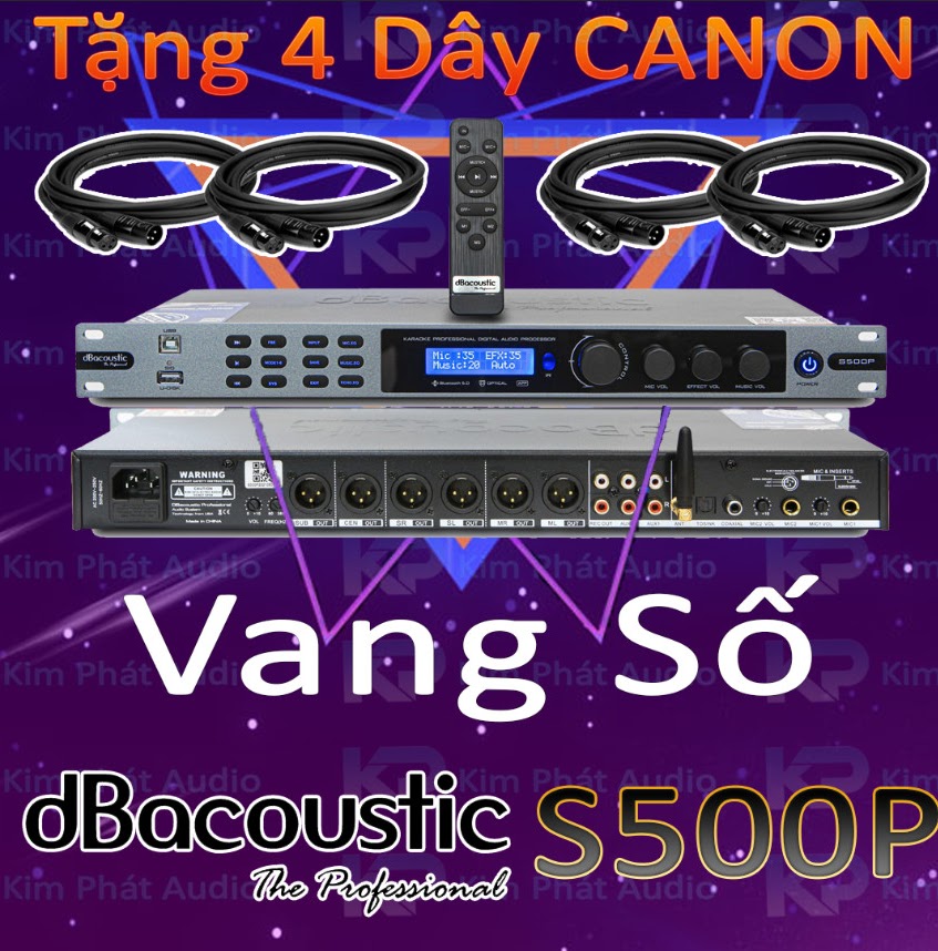 Vang Số Karaoke dBacoustic S500P