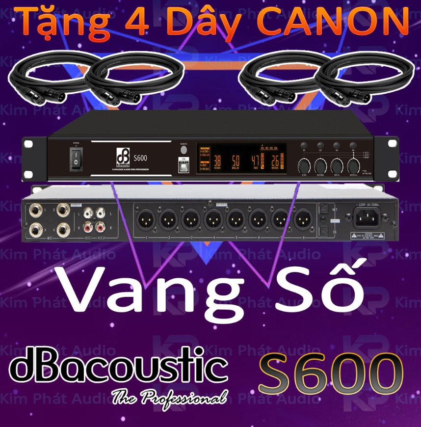 Vang Số Karaoke dBacoustic S600