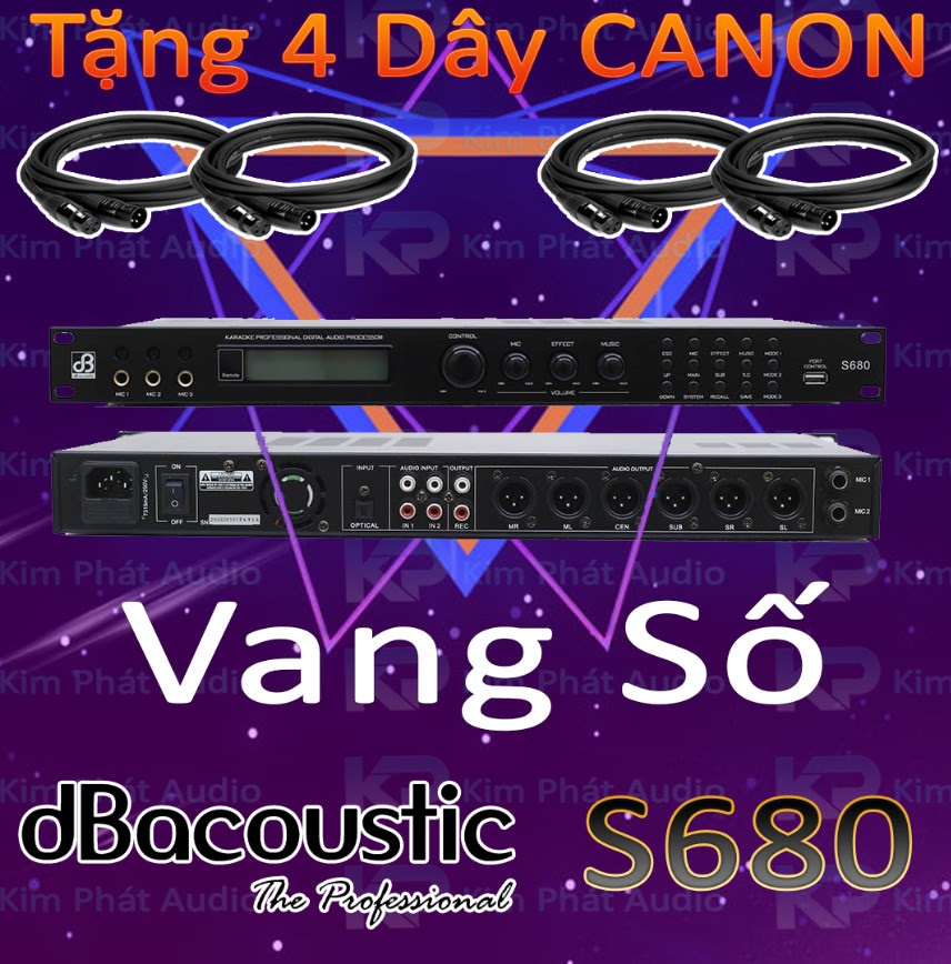 Vang Số Karaoke dBacoustic S680