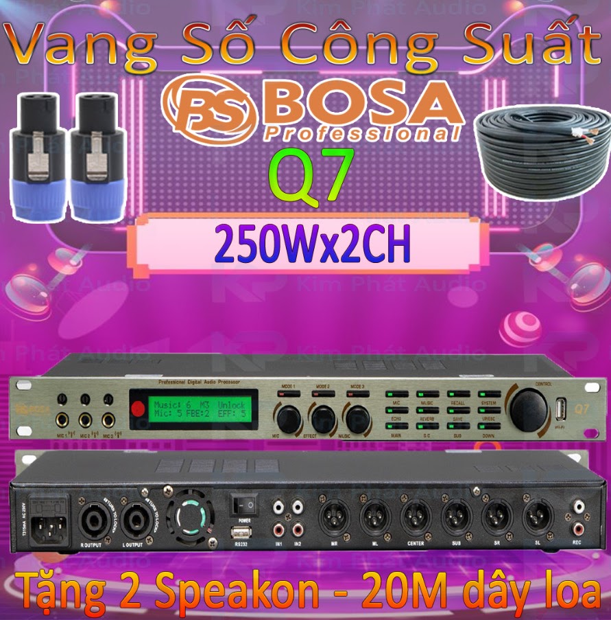 Vang Số Công Suất Karaoke BOSA Q7