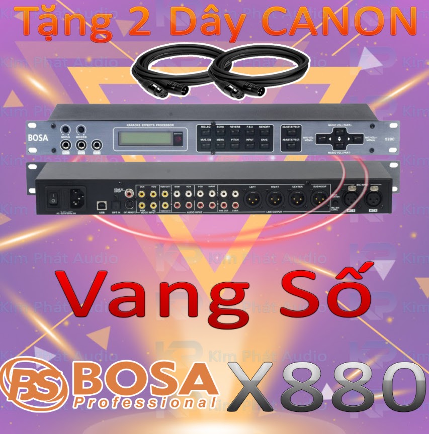 Vang Số Karaoke BOSA X880