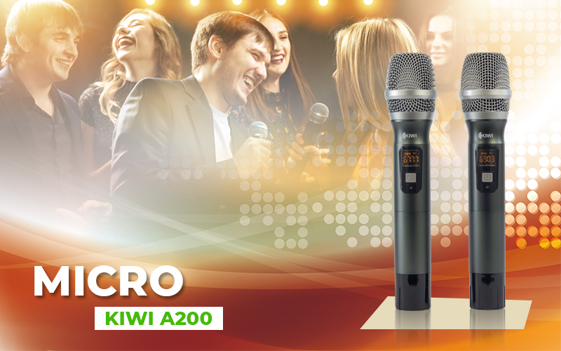 MICRO KHÔNG DÂY KIWI A200