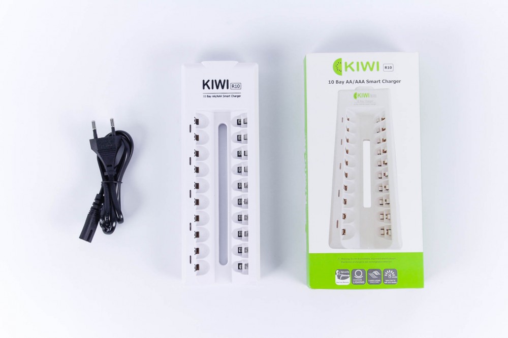 DOCK SẠC PIN AA/AAA KIWI R10 10 CHÂN