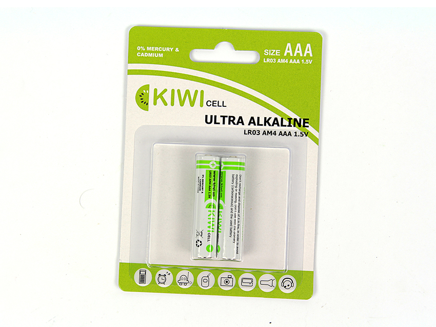 PIN ALKALINE AAA KIWI LR03 – C2