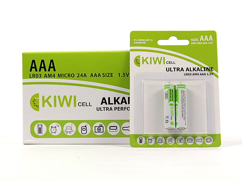 PIN ALKALINE AAA KIWI LR03 – C2