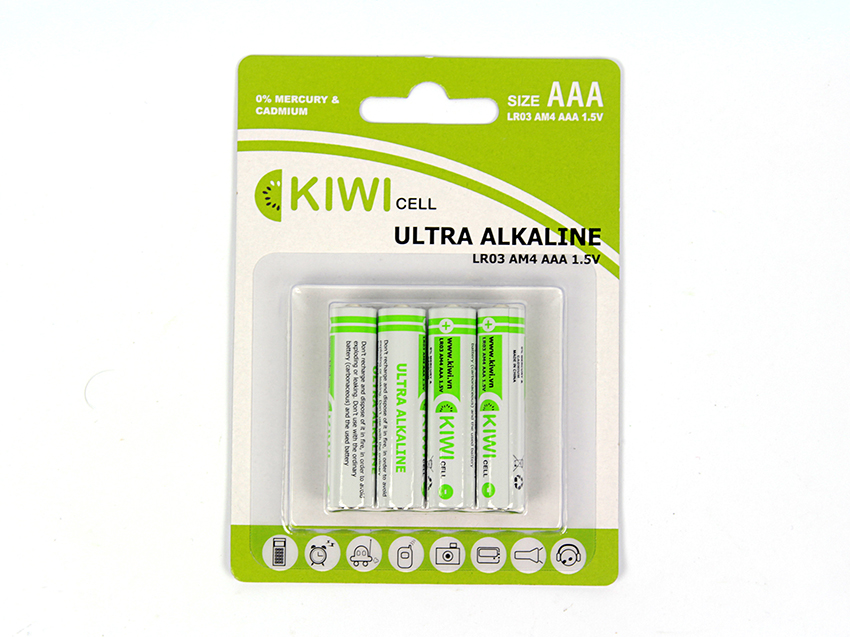 PIN ALKALINE AAA KIWI LR03 – C4