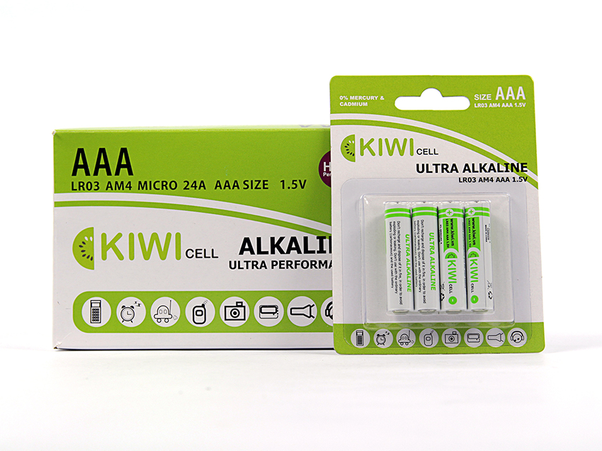 PIN ALKALINE AAA KIWI LR03 – C4