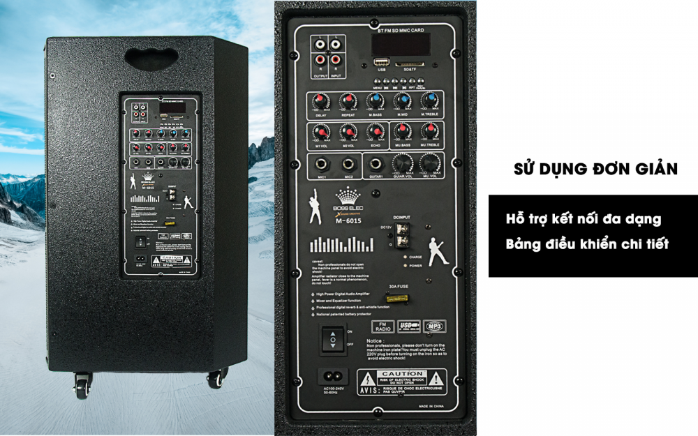 LOA DI ĐỘNG BOSSELEC M-6015