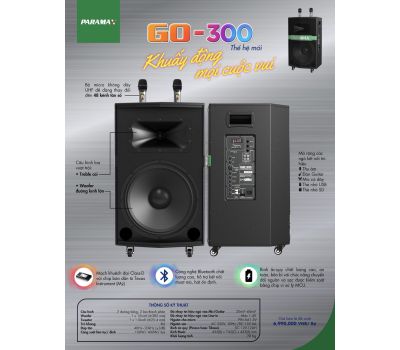 LOA DI ĐỘNG PARAMAX GO 300 NEW