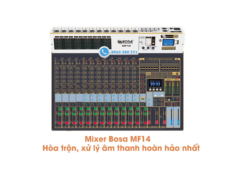 BÀN MIXER BOSA CHUYÊN NGHIỆP MF14