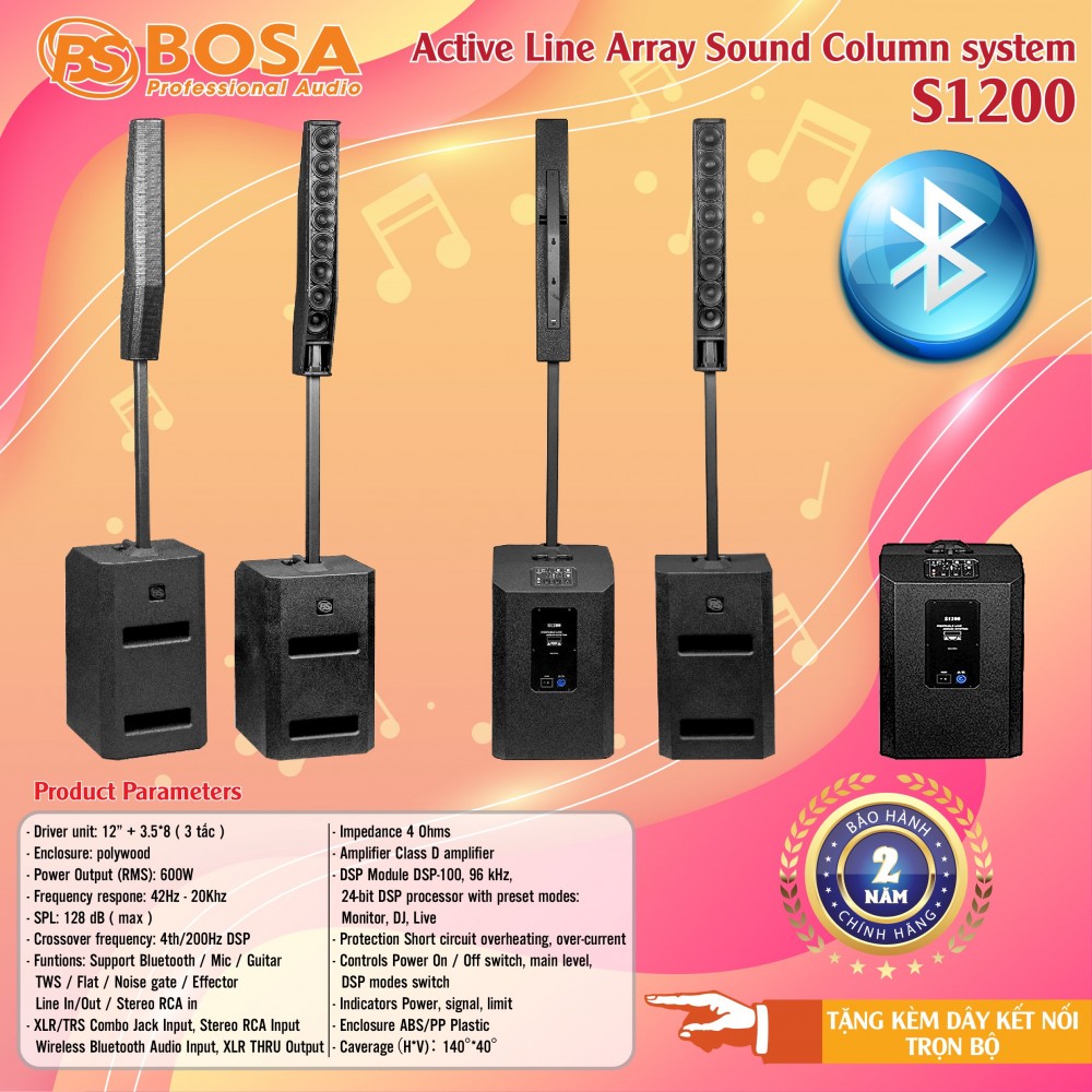 Loa cột Array Bosa S1200